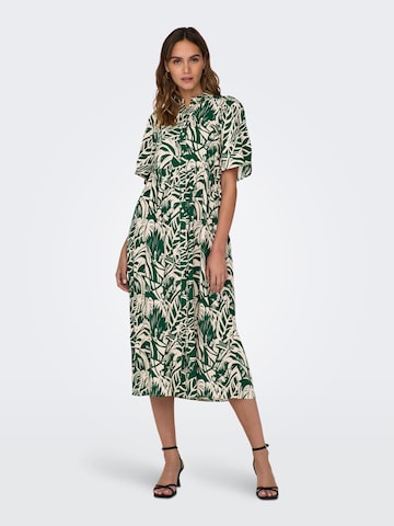 JDY Shirt Dress 'NILE LIFE' in Green