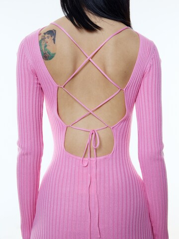 EDITED Knitted dress 'Oline' in Pink