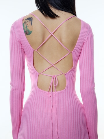 EDITED Knit dress 'Oline' in Pink