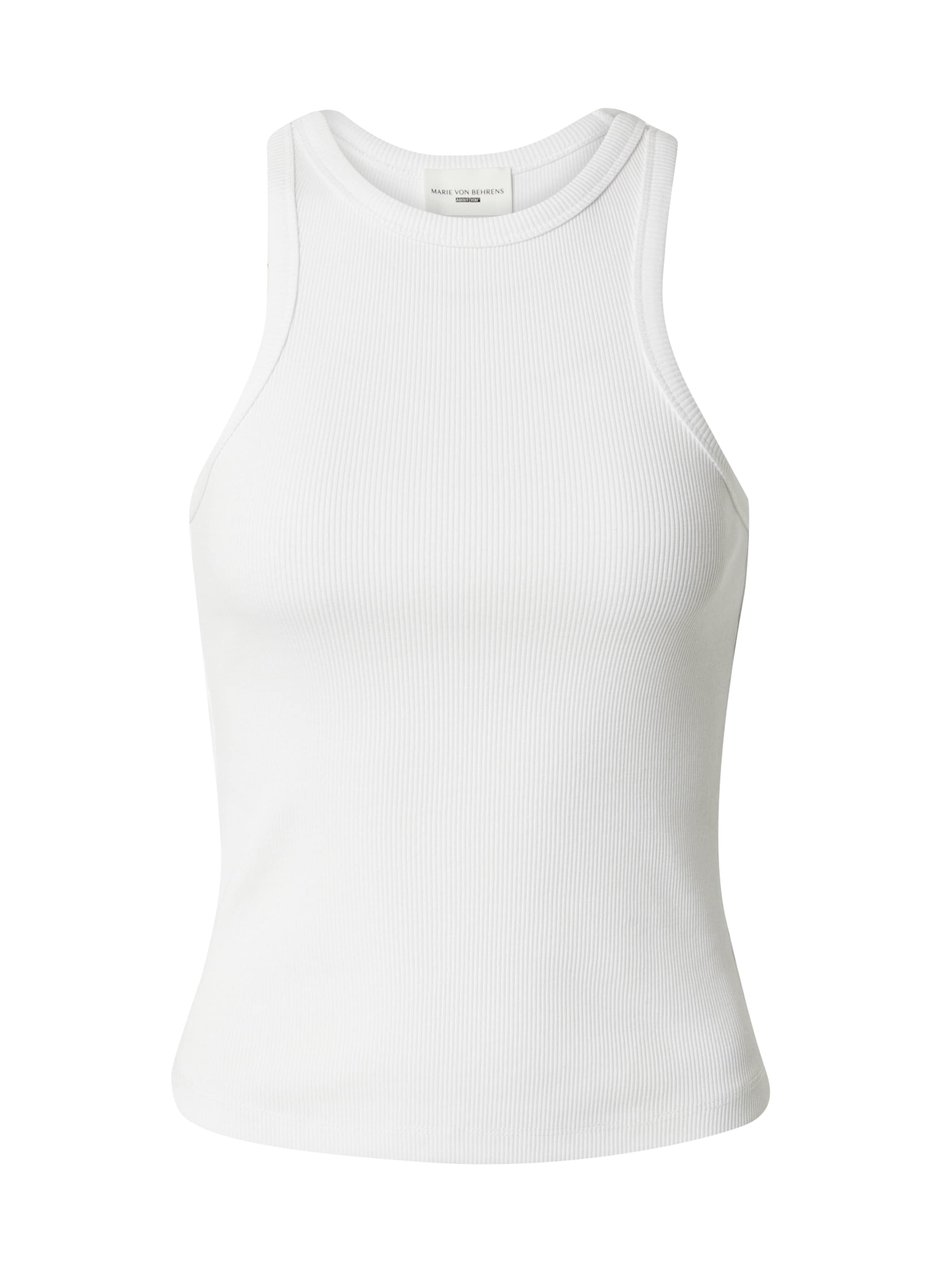 ABOUT YOU x Marie von Behrens Топ &#x27;Greta&#x27; в Белый: спереди