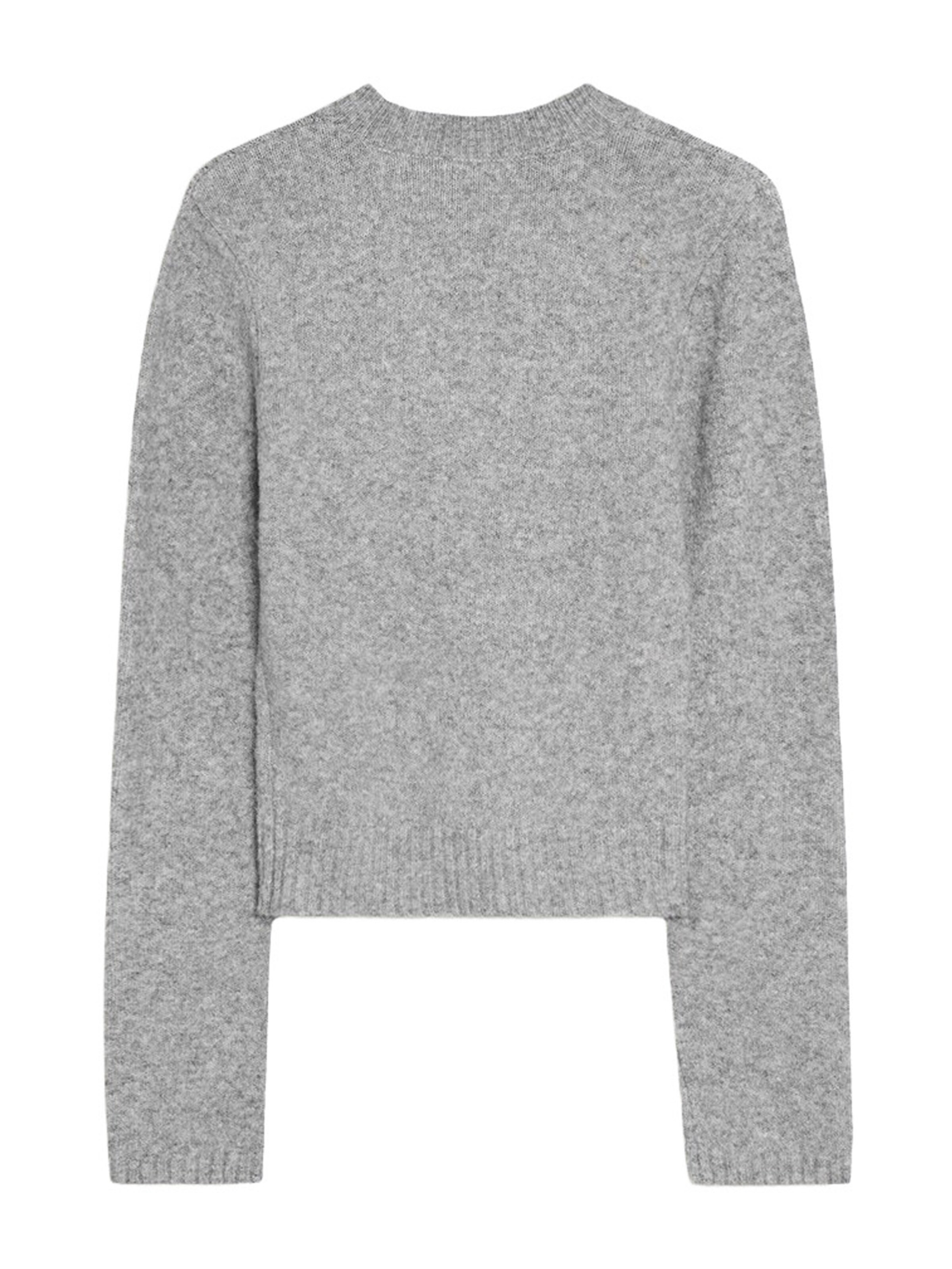 Bershka Sweater in Grey: back