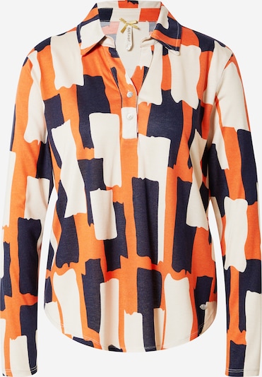 Camicia da donna 'COLLAGE' Key Largo di colore écru / marino / arancione, Visualizzazione prodotti