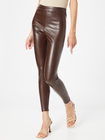 MICHAEL Michael Kors Skinny Legginsy w kolorze brązowy: przód