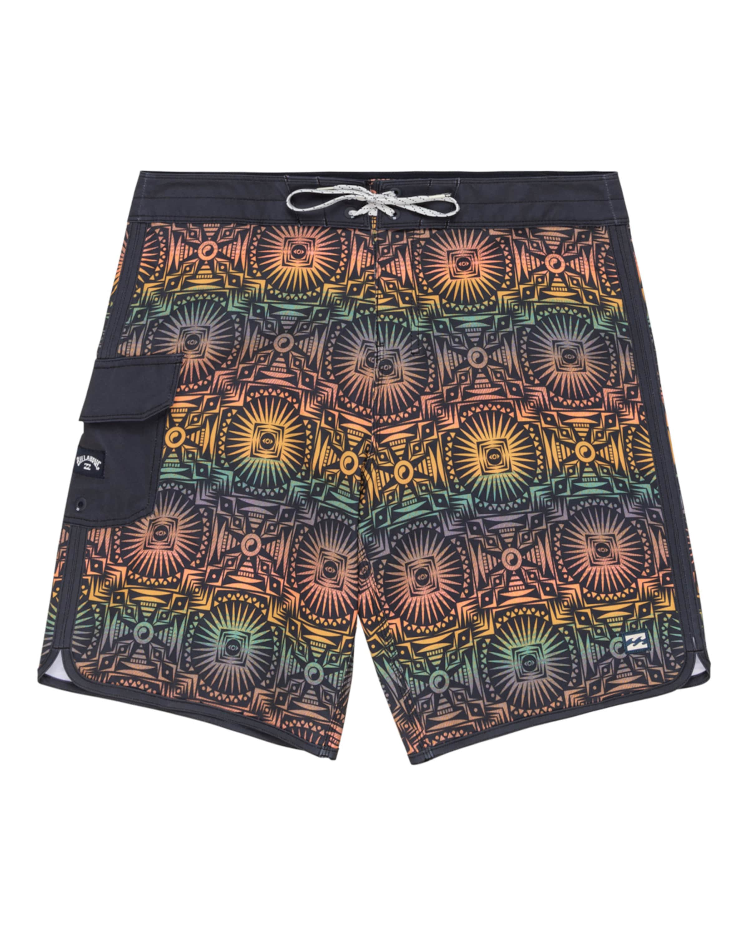 BILLABONG Boardshorts '73 Theme Pro 18.5' in Grijs: voorkant