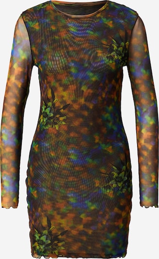 NEON & NYLON Robe 'TATTOO' en mélange de couleurs / noir, Vue avec produit