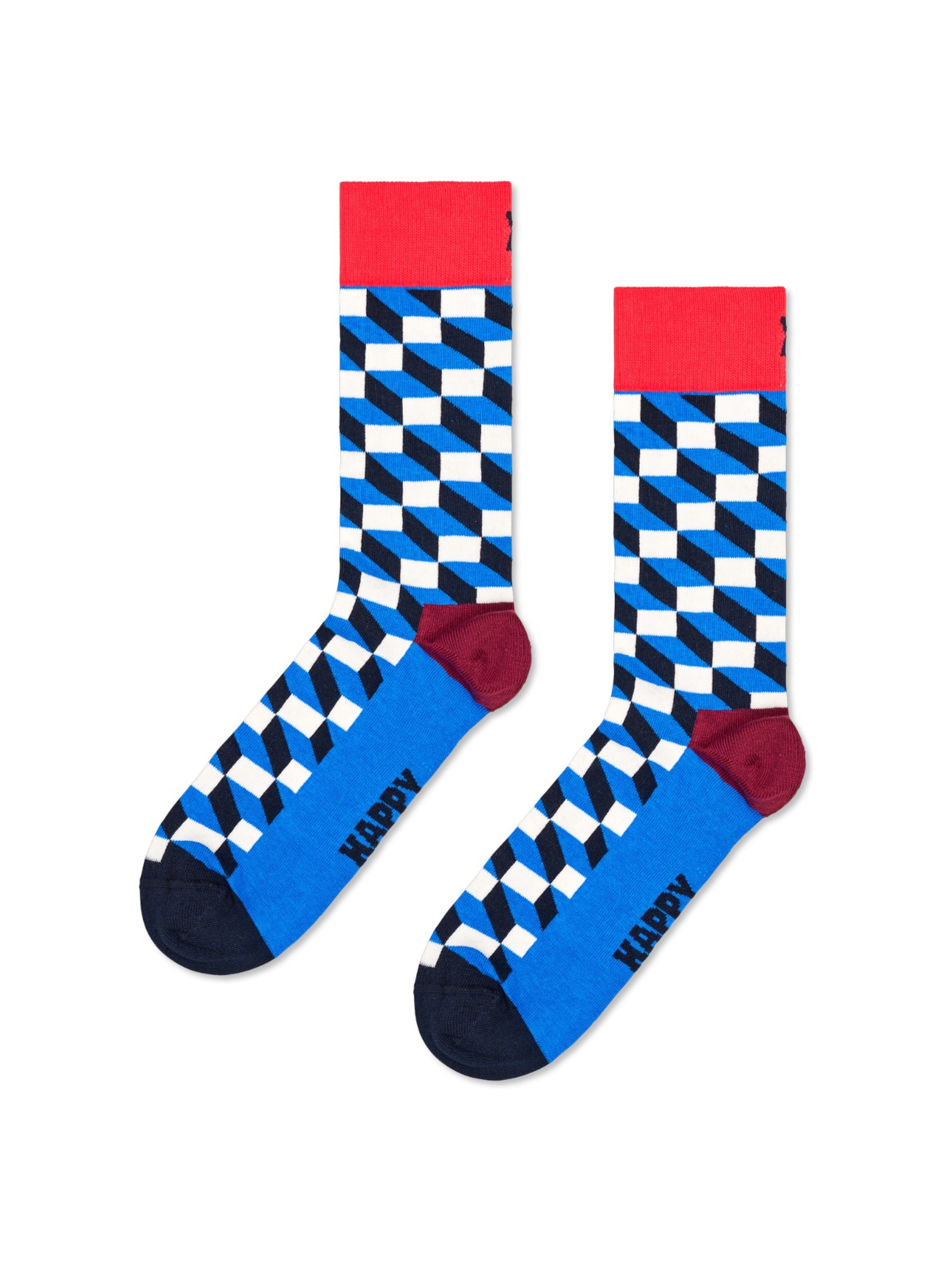 Happy Socks Socks '4-Pack Navy Socks Gift Set' in Black