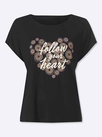 heine Shirt in Zwart