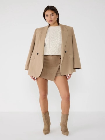 No Matter What Pullover in Beige: Vorderseite