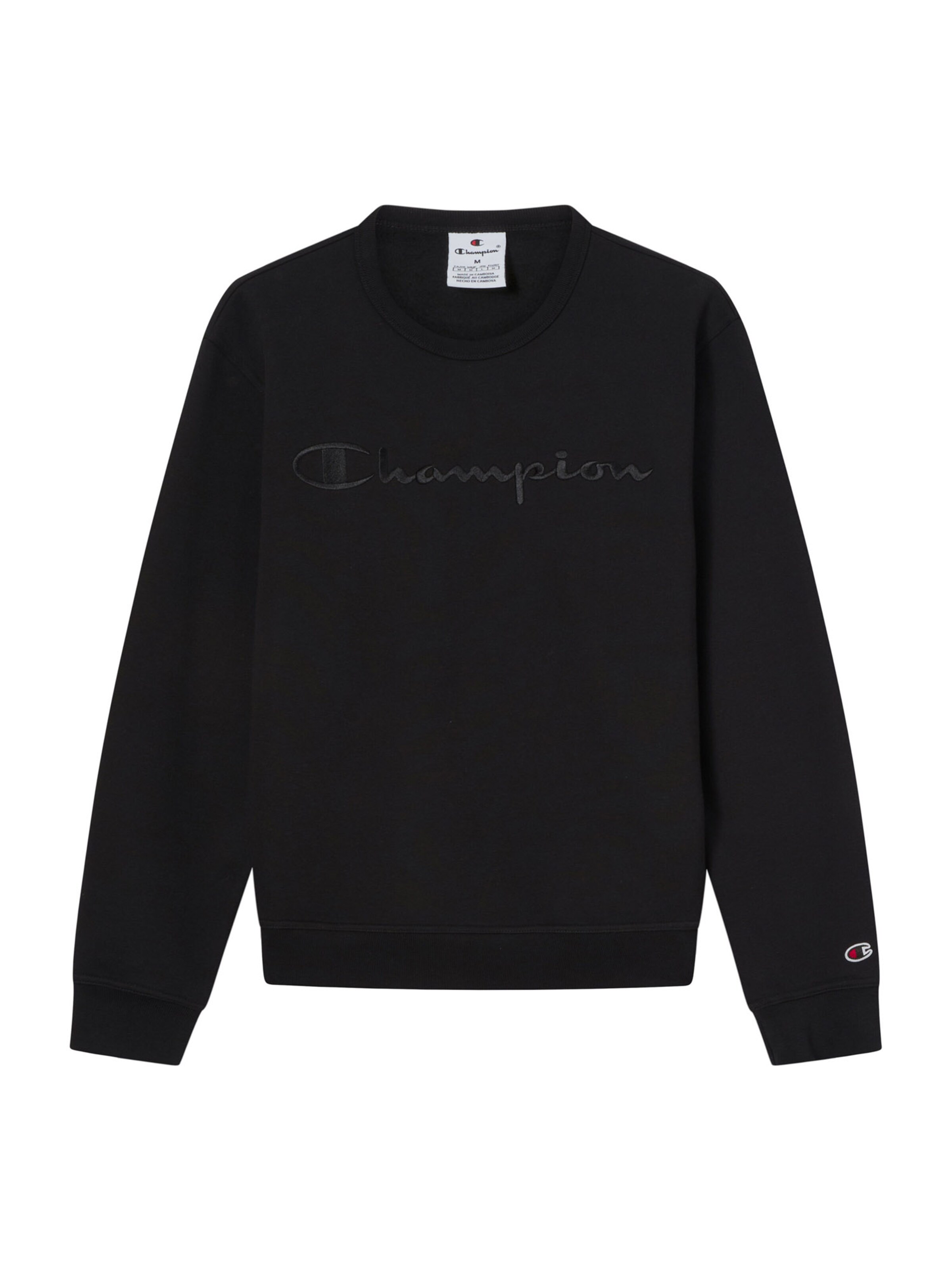 Champion Authentic Athletic Apparel Sweatshirt in schwarz, Produktansicht