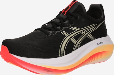 ASICS Juoksukengät 'Gel-Nimbus 27' värissä keltainen / vaaleanpunainen / musta / valkoinen, Tuotenäkymä