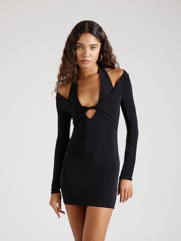 Misspap Dress in Black: front