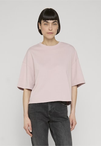 Urban Classics Oversize póló - rózsaszín: elől