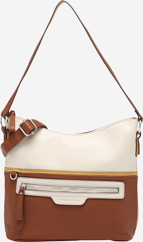 TOM TAILOR Schoudertas 'Jule' in Beige: voorkant