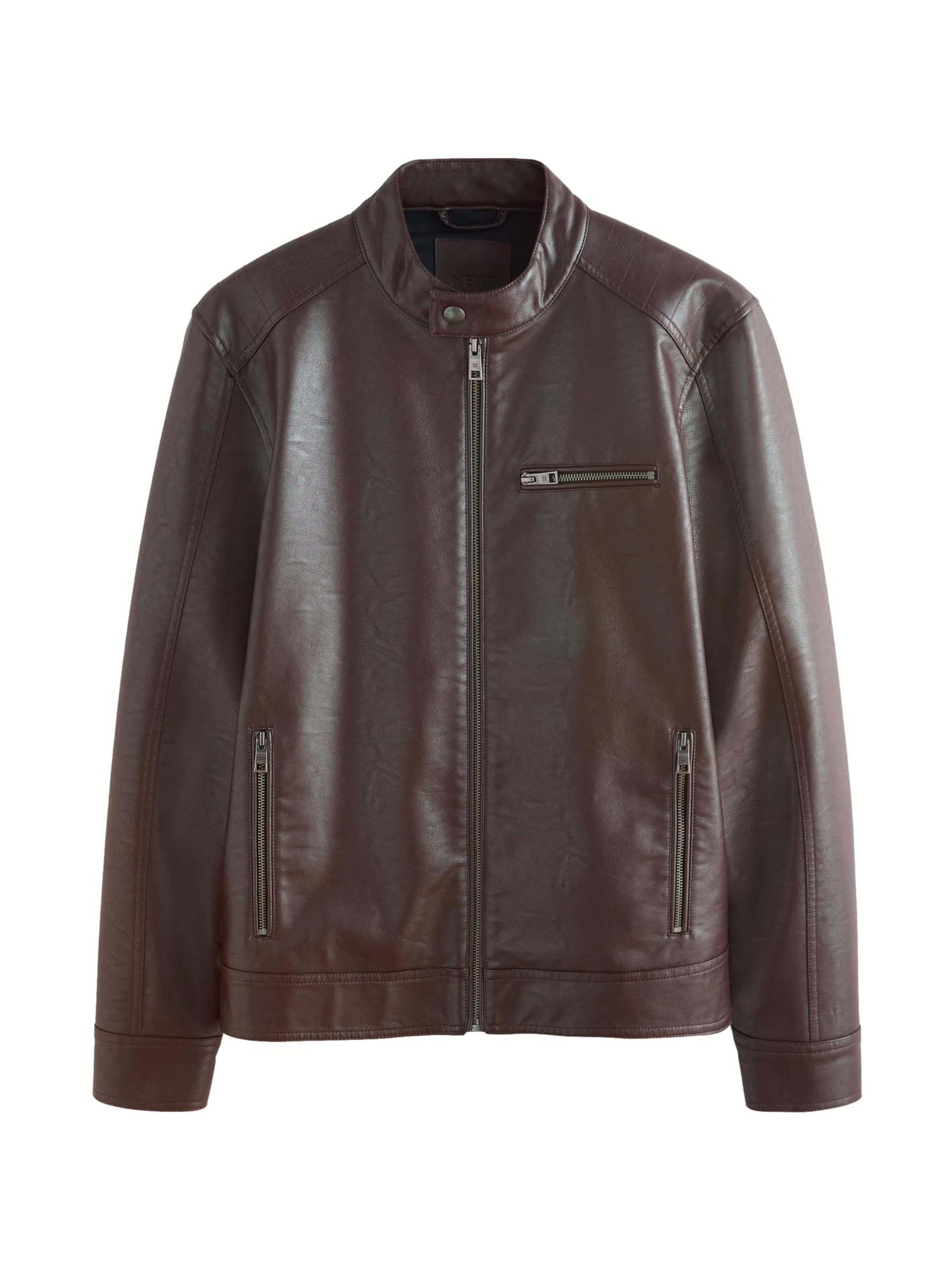 Next Tussenjas in Bruin: voorkant