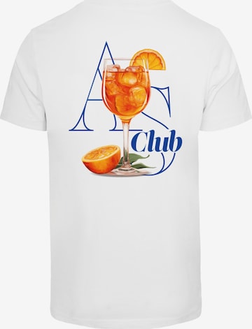 Mister Tee Shirt 'Club' in Wit