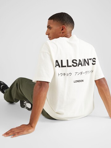 AllSaints - Camisa 'Underground' em branco