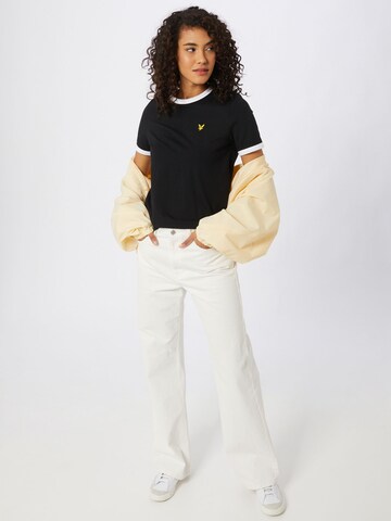 melns Lyle & Scott T-Krekls 'Ringer'