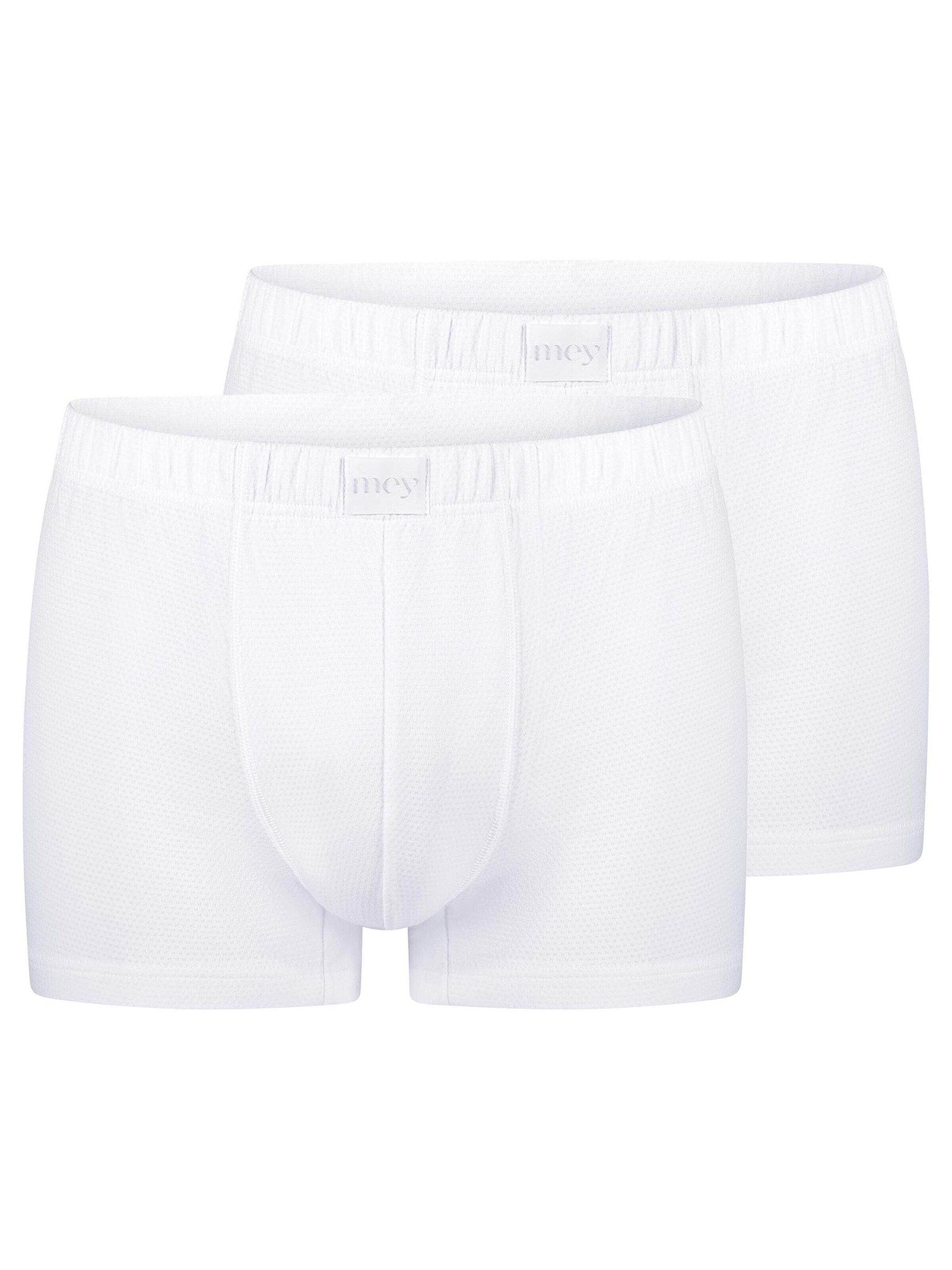 Mey Boxer shorts 'Dry Cotton Breeze' in White: front