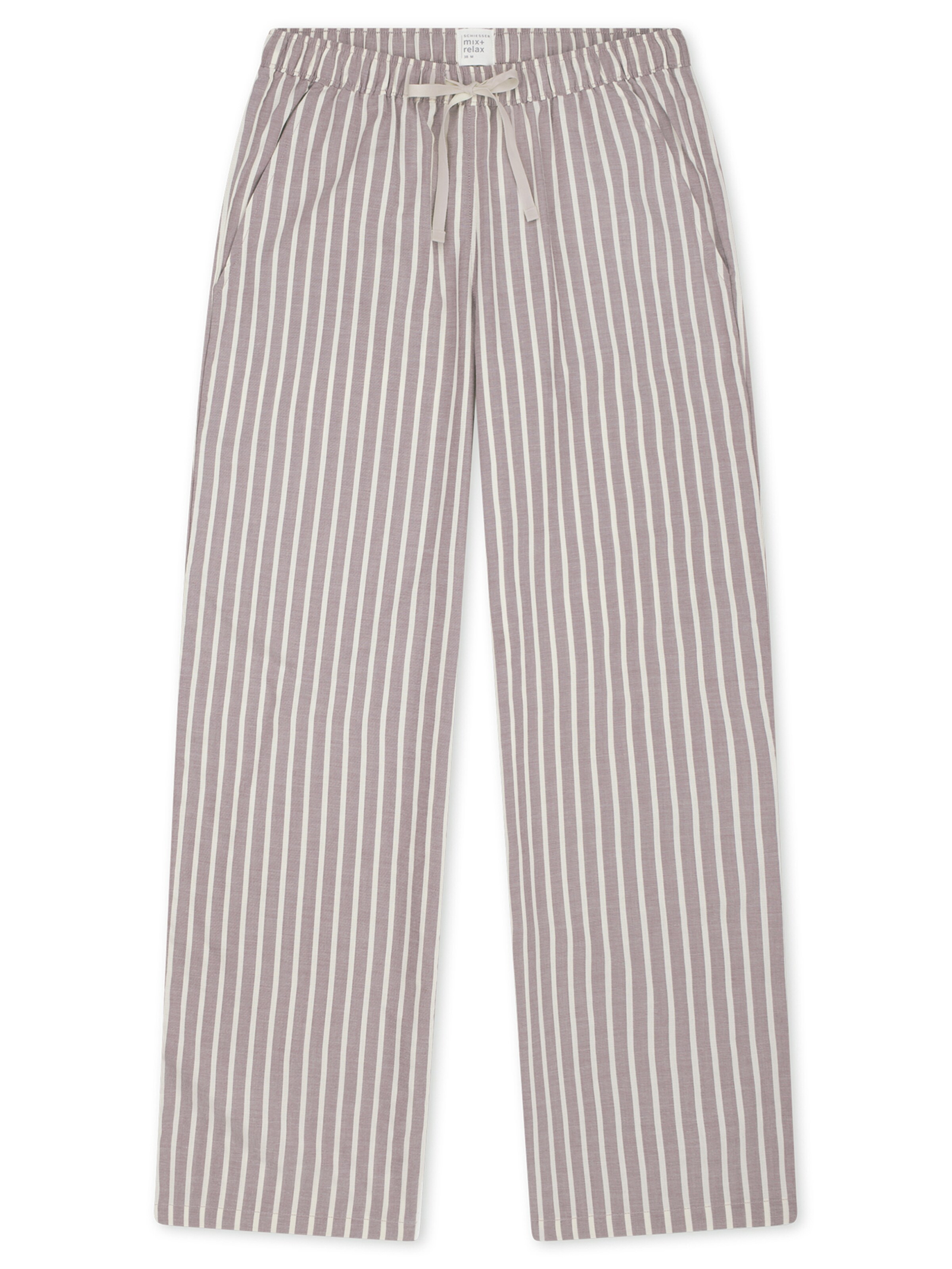 SCHIESSER Pajama pants ' Mix Relax ' in Brown: front