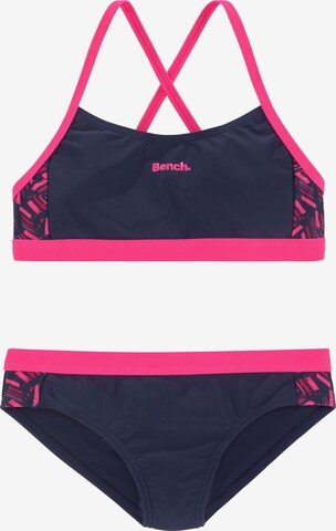 BENCH Bralette Bikini in Blue: front