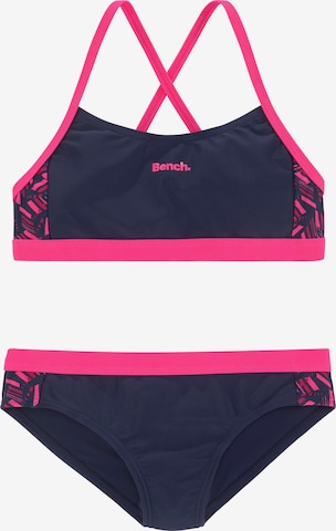 BENCH - Sujetador bustier Bikini en azul: frente