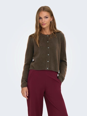 Cardigan 'JDYChloe' JDY en marron : devant