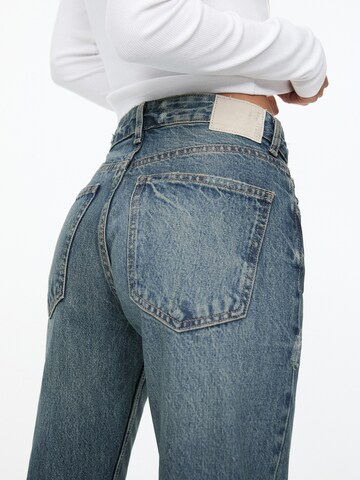 Pull&Bear Loosefit Jeans i blå