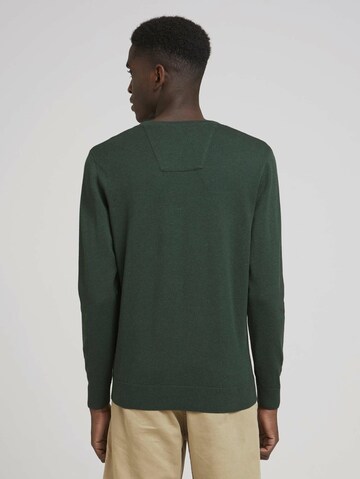 TOM TAILOR Regular Fit Pullover in Grün
