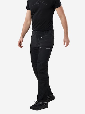 SWEDEMOUNT - regular Pantalón de montaña 'Nordkap' en negro