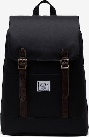 Herschel - Mochila 'Retreat' en negro: frente