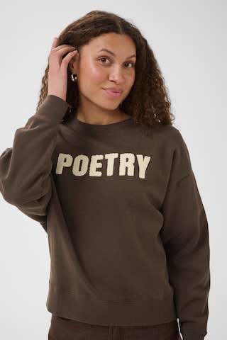 SAINT TROPEZ Sweatshirt 'Suzie' i brun