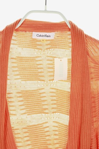 Calvin Klein Strickjacke XL in Orange