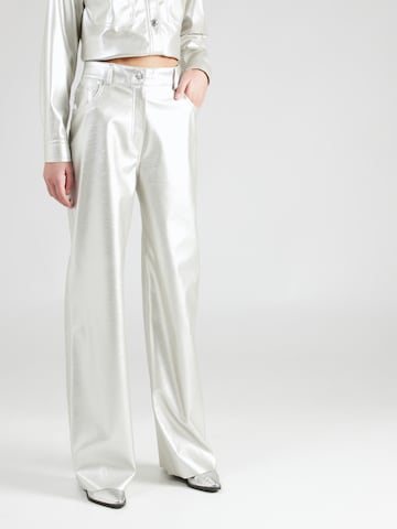 Wide leg Pantaloni 'Hasne-1' di HUGO Red in grigio: frontale