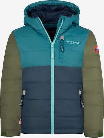 TROLLKIDS Winter Jacket in Blue: front