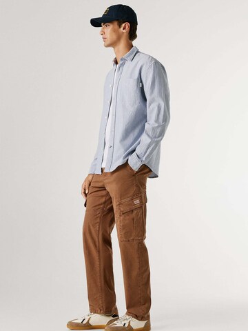 Pepe Jeans Regular Cargobroek in Bruin