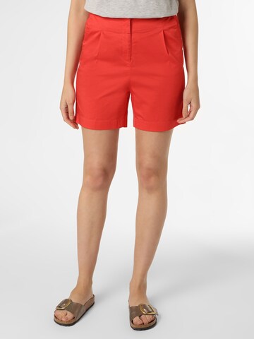 Regular Pantalon à pince ESPRIT en rouge : devant
