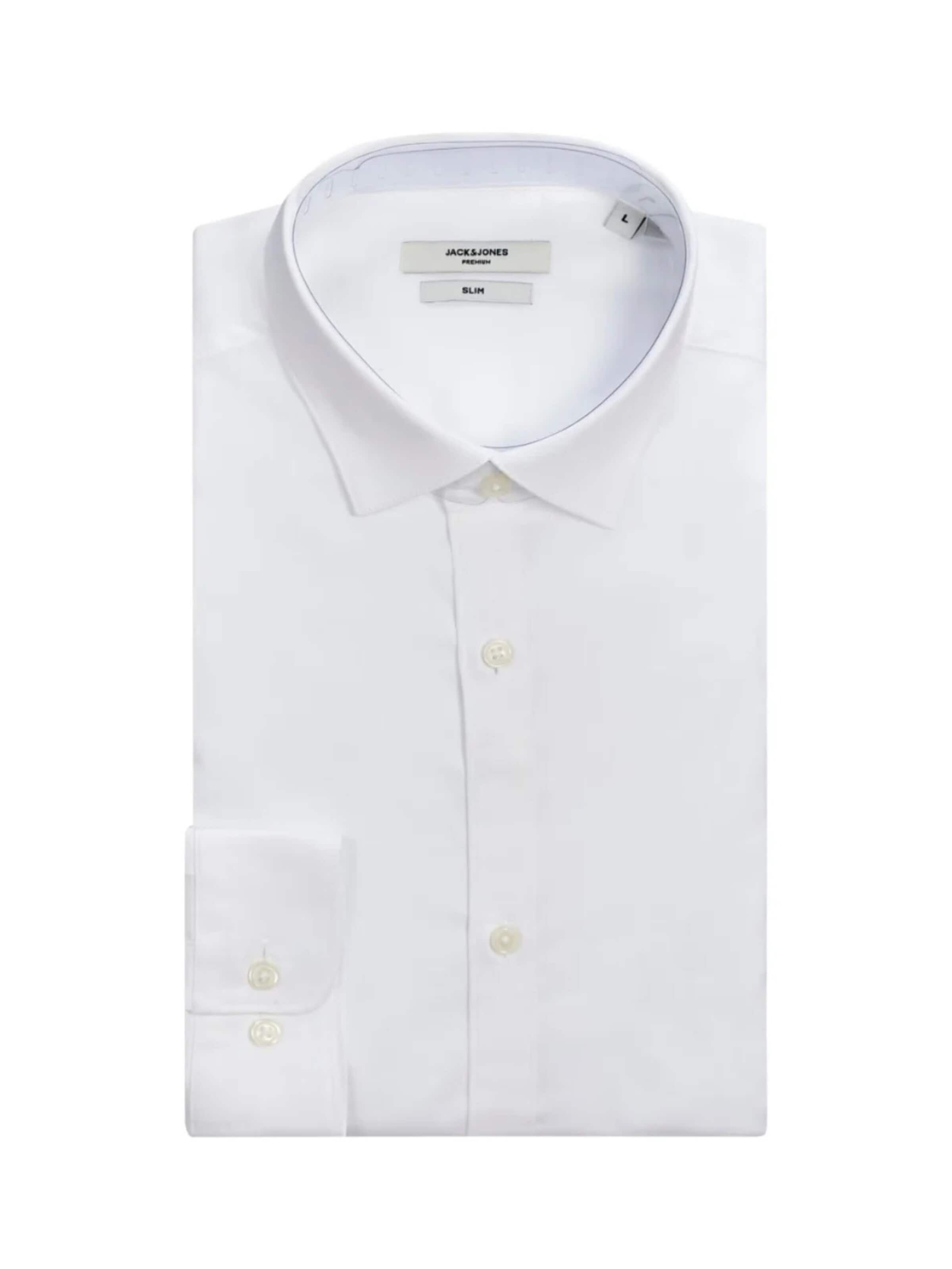 JACK & JONES Slim Fit Hemd‌ in Weiß