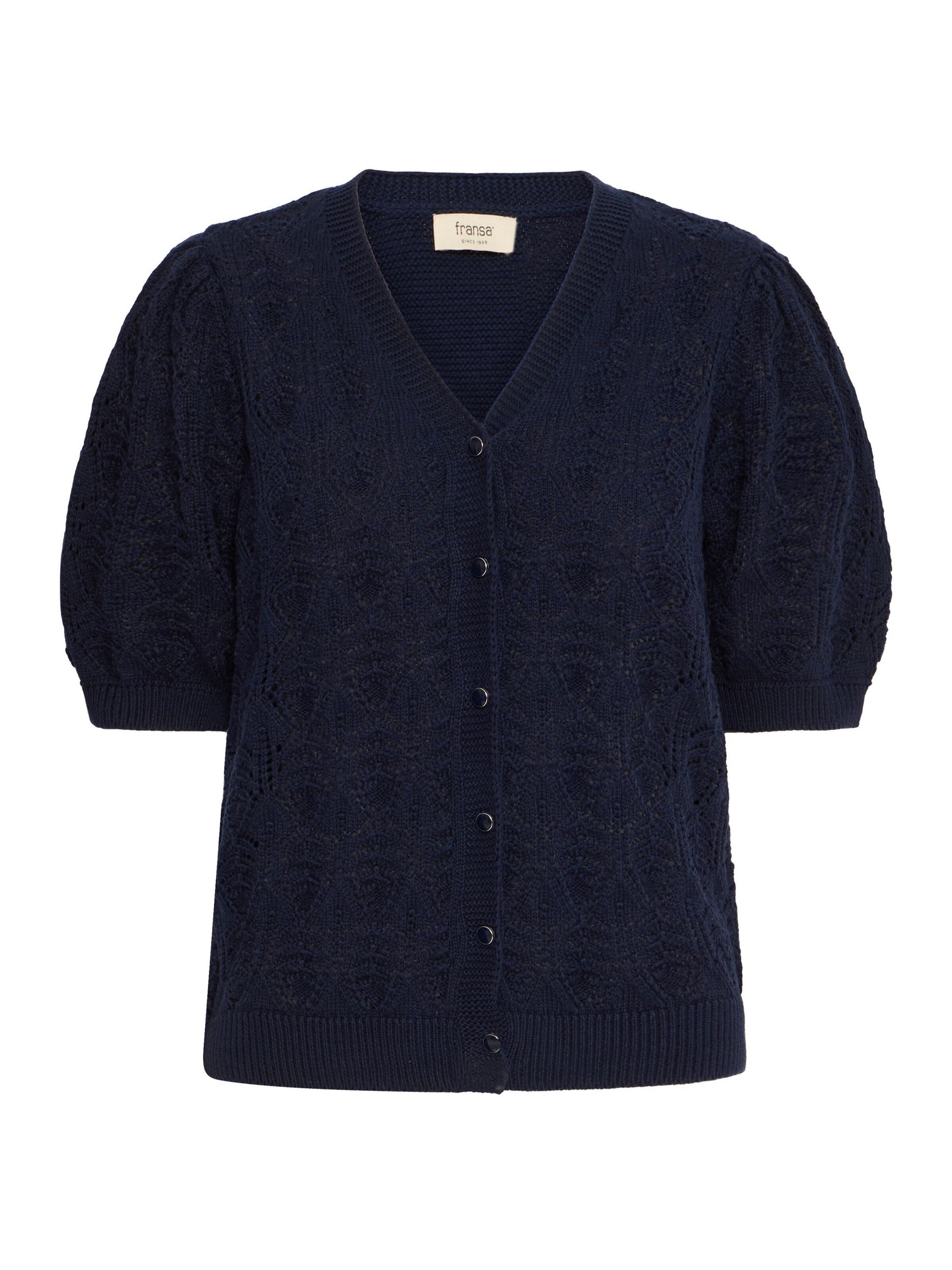 Cardigan 'KATELEEN' Fransa en bleu : devant