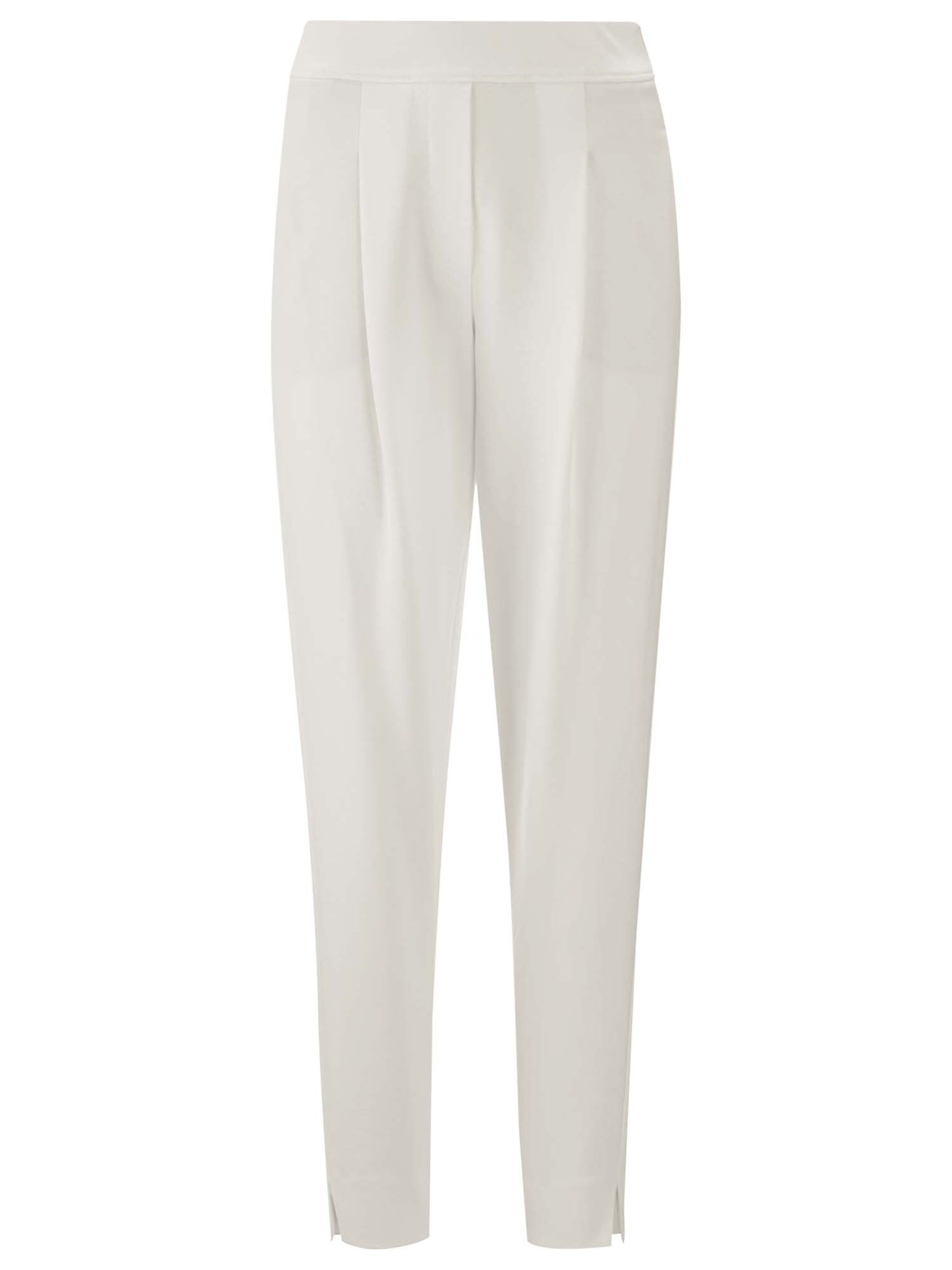 MADELEINE Tapered Hose in Weiß: Vorderseite