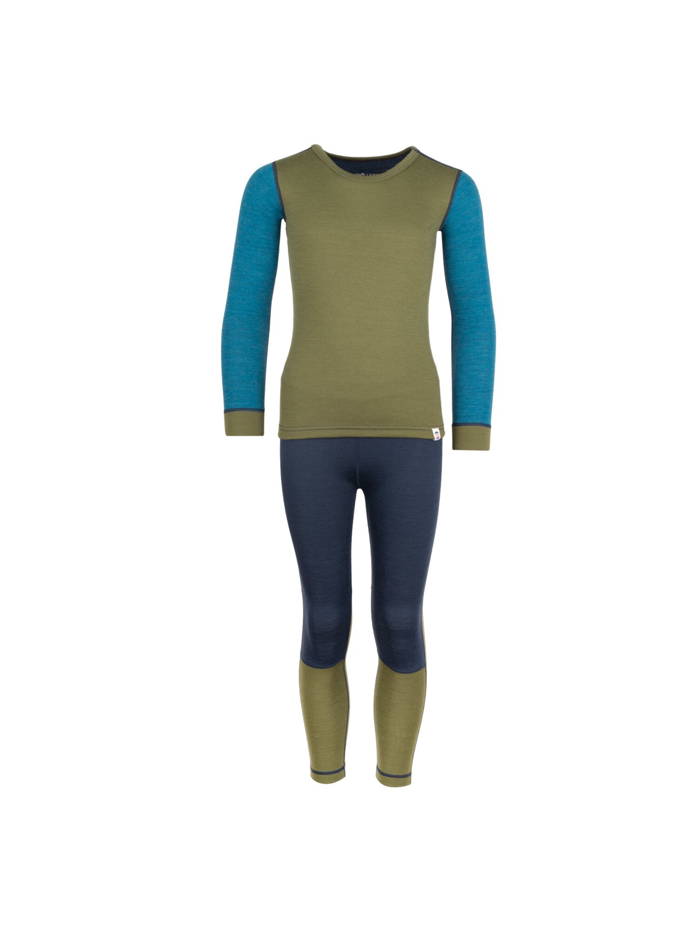 TROLLKIDS Performance Underwear in Green: front