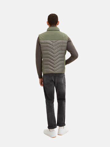 Gilet TOM TAILOR en vert