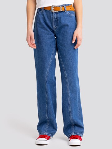 BIG STAR Wide leg Jeans 'Misaki' in Blauw: voorkant
