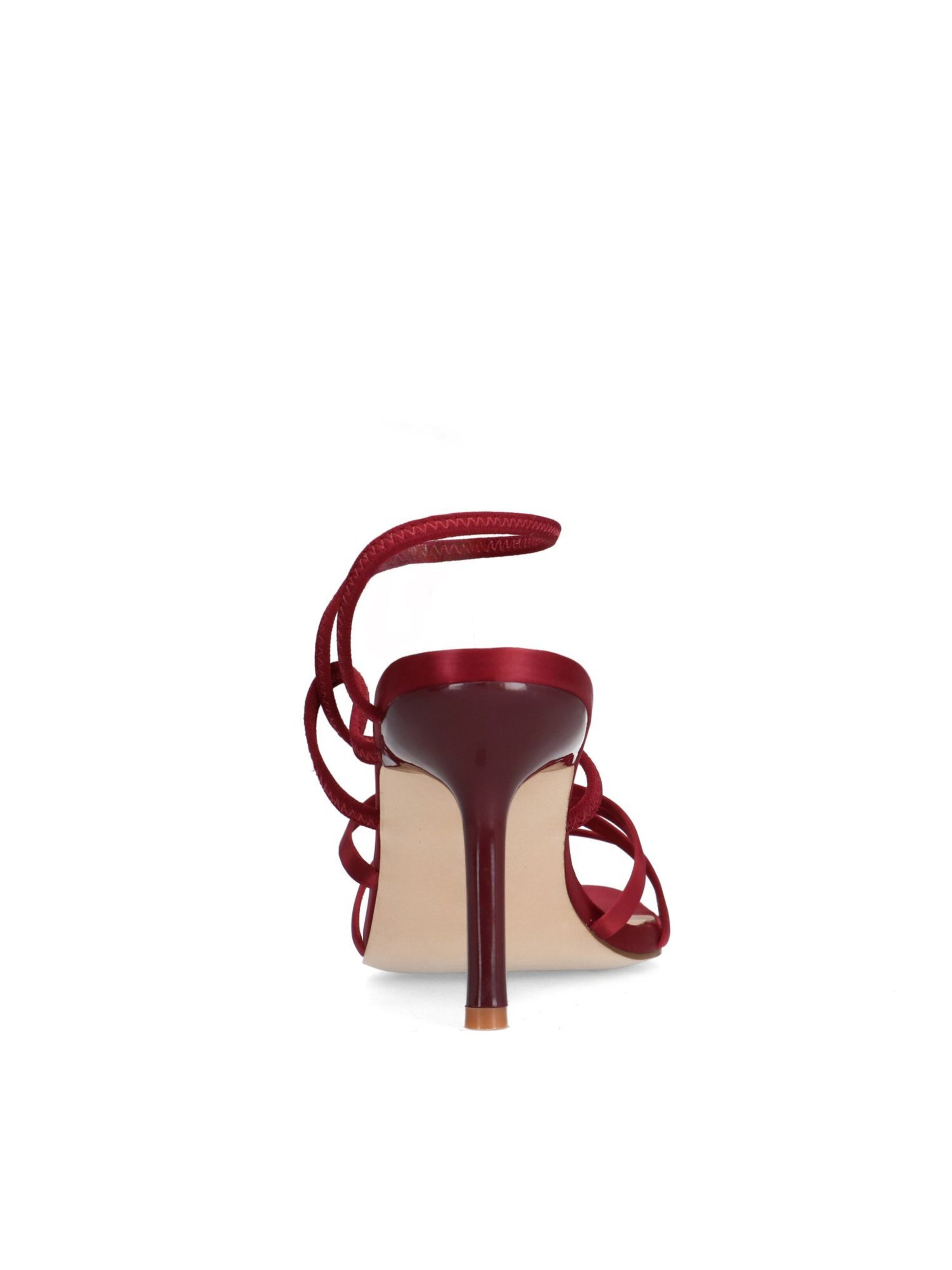 Sandales à lanières SACHA en rouge