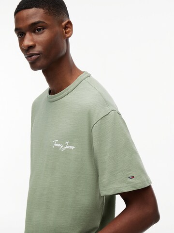 T-Shirt 'Novelty' Tommy Jeans en vert