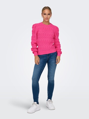ONLY Pullover 'SANDY' in Pink