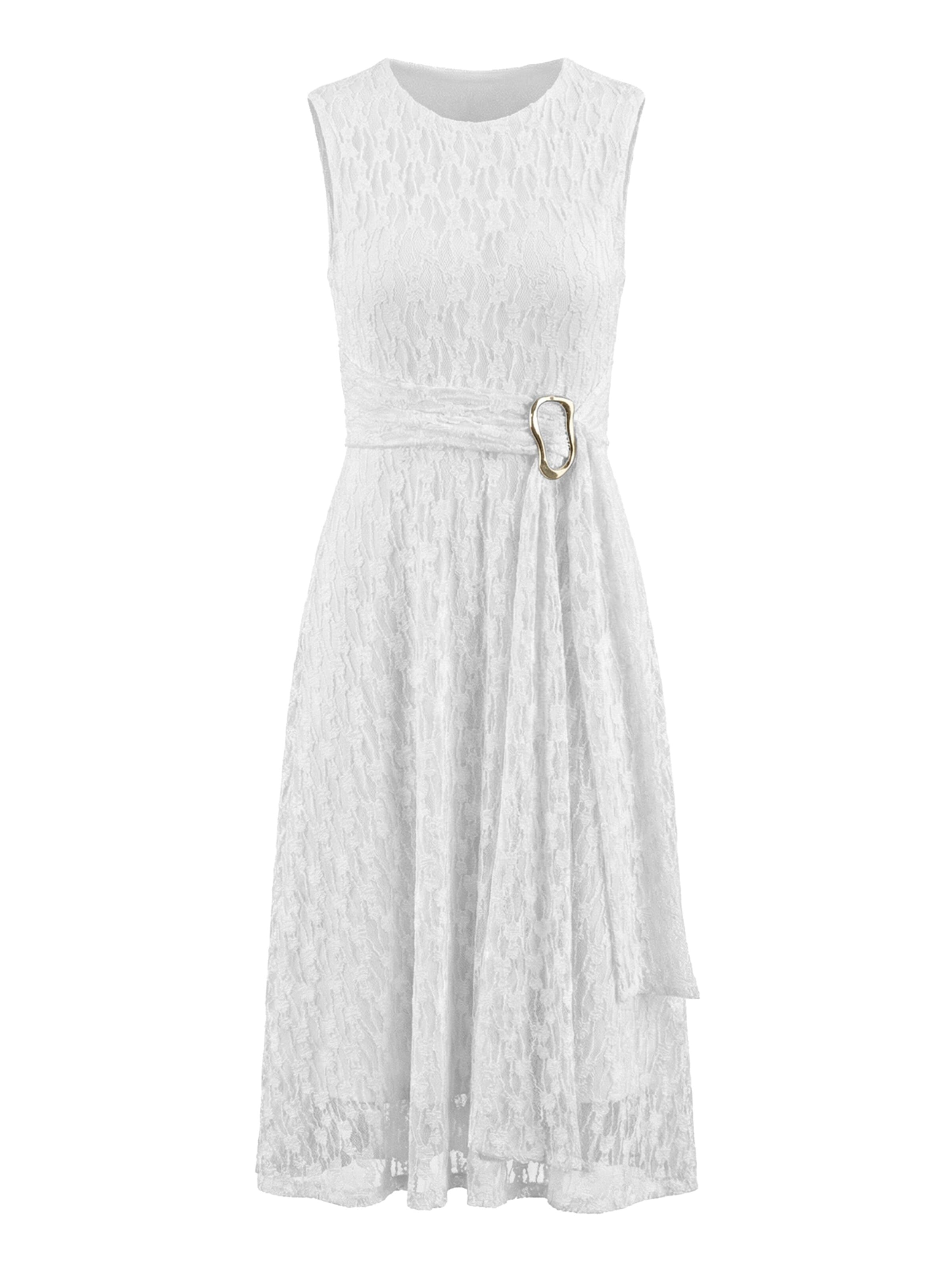 LapaPlus Cocktailklänning 'Women Dress' i vit: framsida
