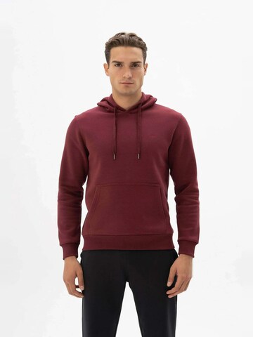 Arma Sweatshirt in Rood: voorkant