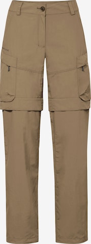 VAUDE Regular Outdoor trousers 'Neyland Cargo' in Green: front