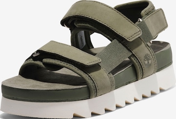 Sandales 'Santa Monica' TIMBERLAND en vert : devant