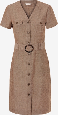 TATUUM Dress in Brown: front